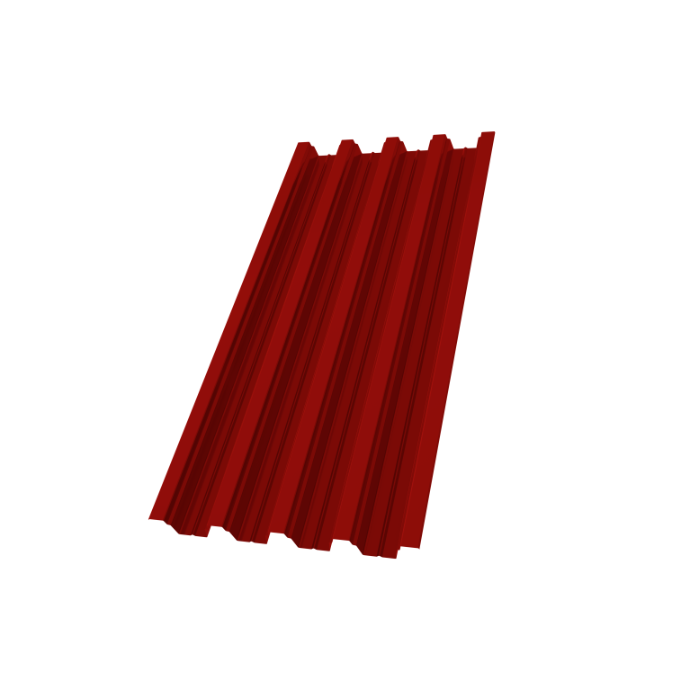 Профнастил Н75R 0,7 PE RAL 3011 коричнево-красный