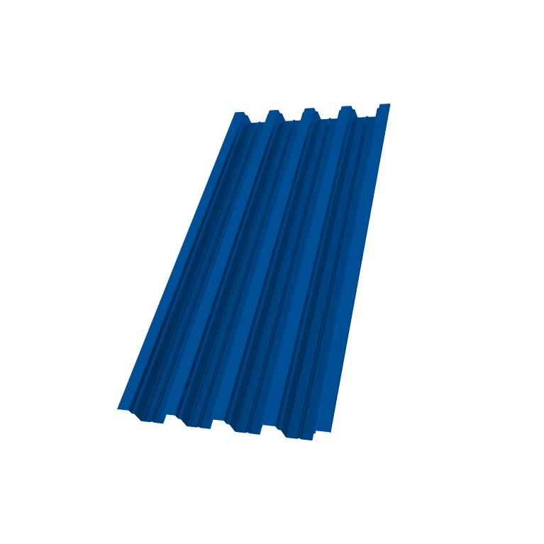 Профнастил Н75R 0,7 PE RAL 5005 сигнальный синий