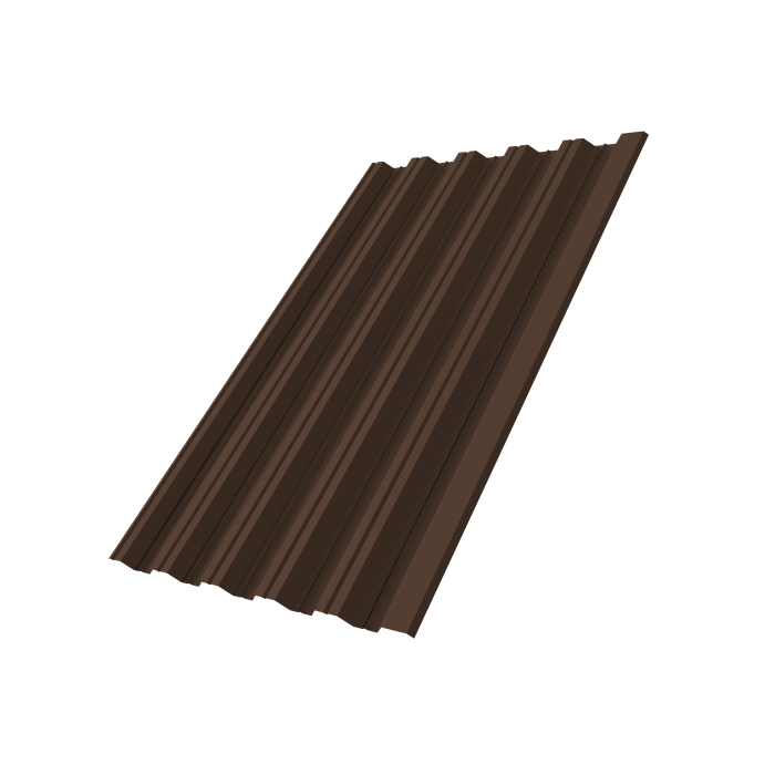 Профнастил НС35R 0,45 Drap TwinColor RAL 8017 шоколад