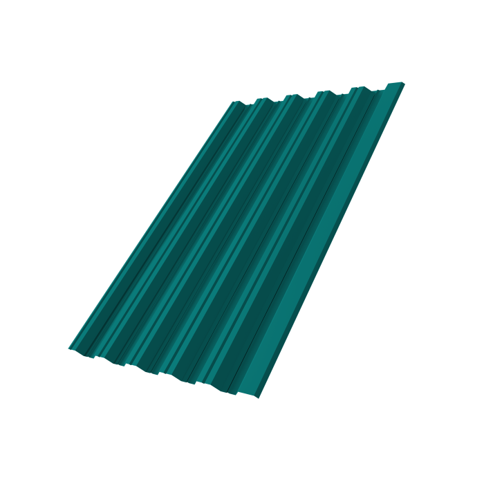 Профнастил НС35R 0,45 PE RAL 5021 водная синь