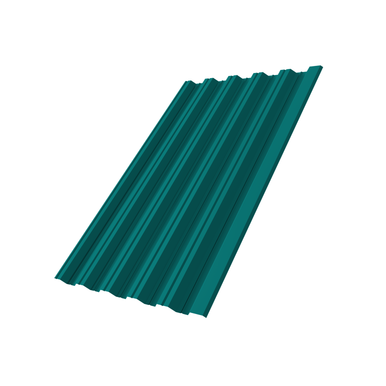 Профнастил НС35R 0,45 PE RAL 5021 водная синь