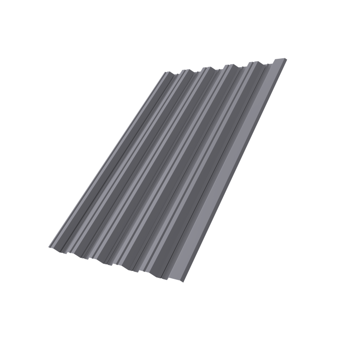 Профнастил НС35R 0,5 Satin RAL 7004 сигнальный серый