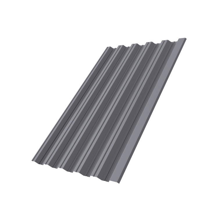 Профнастил НС35R 0,5 Satin RAL 7004 сигнальный серый