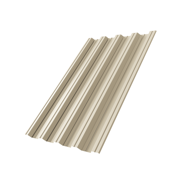 Профнастил НС44R 0,5 Satin RAL 1015 светлая слоновая кость