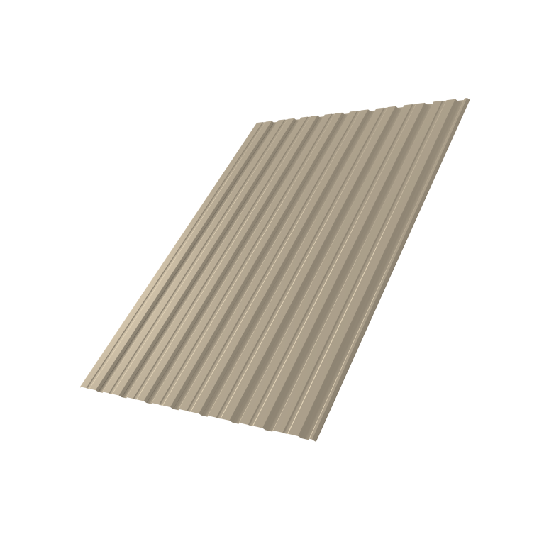 Профнастил С10R 0,45 PE RAL 1015 светлая слоновая кость