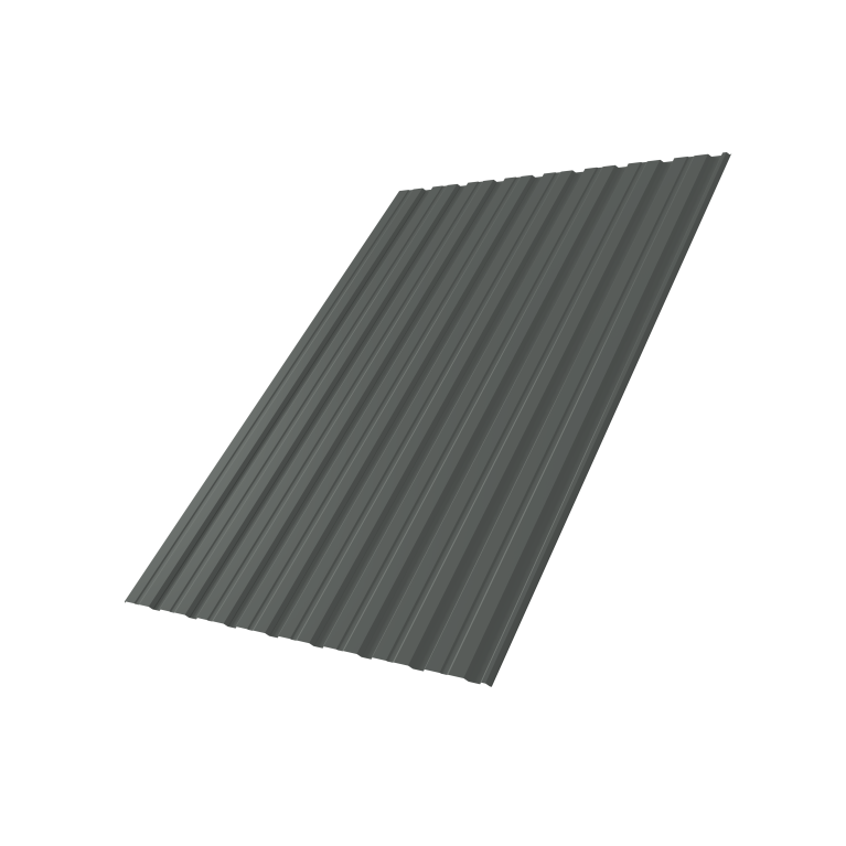 Профнастил С10R 0,45 PE RAL 7005 мышино-серый