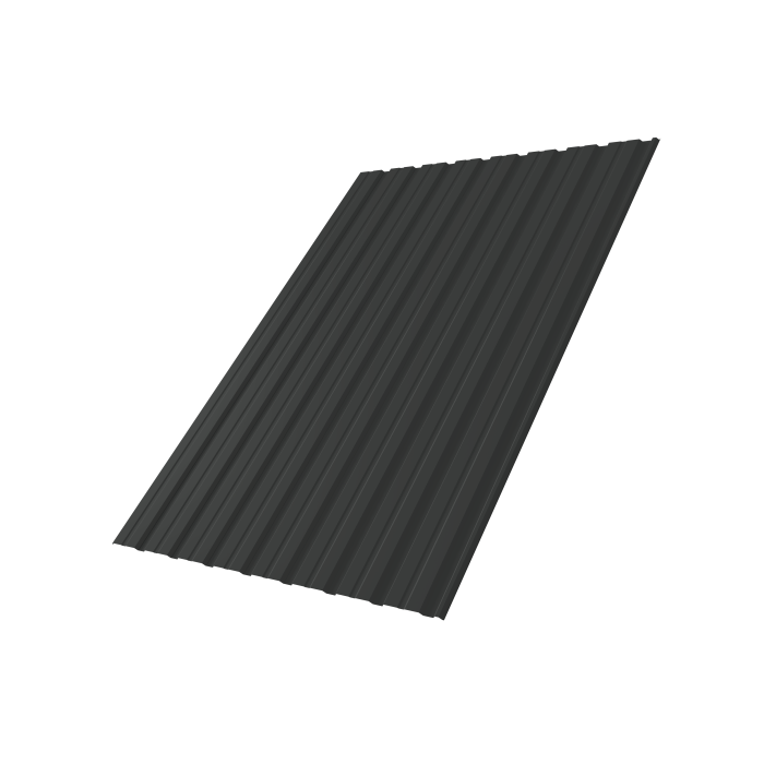 Профнастил С10R 0,45 PE RAL 7016 антрацитово-серый