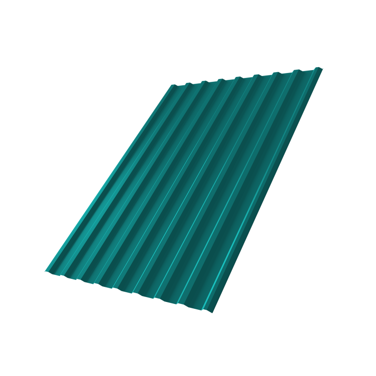 Профнастил С20R 0,45 PE RAL 5021 водная синь