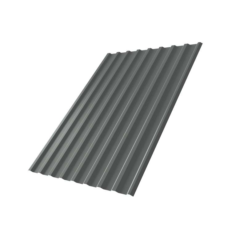 Профнастил С20R 0,45 PE RAL 7005 мышино-серый