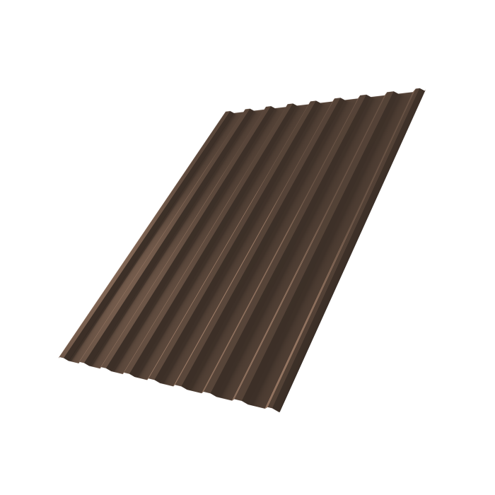 Профнастил С20R 0,5 Satin RAL 8017 шоколад