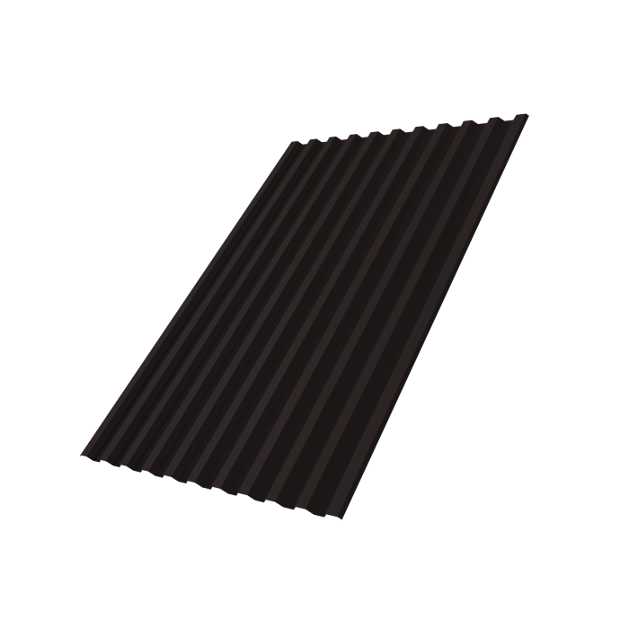 Профнастил С21R 0,45 Drap TR RAL 9005 черный