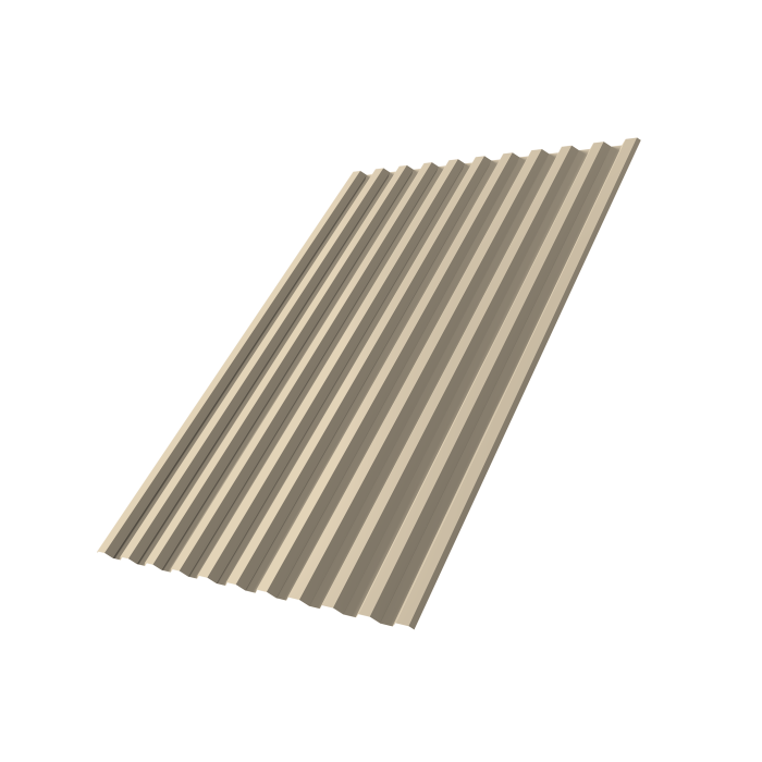 Профнастил С21R 0,45 Drap TX RAL 1015 светлая слоновая кость