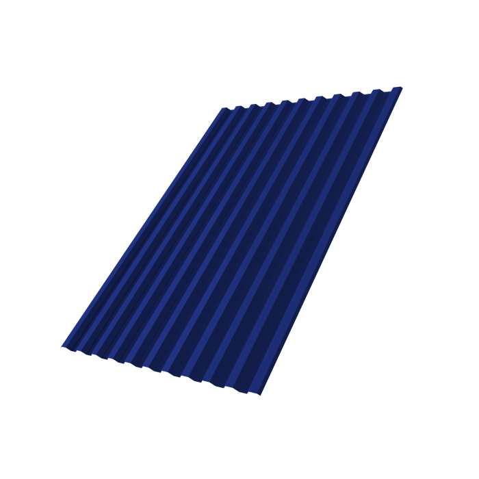 Профнастил С21R 0,45 PE RAL 5002 ультрамариново-синий