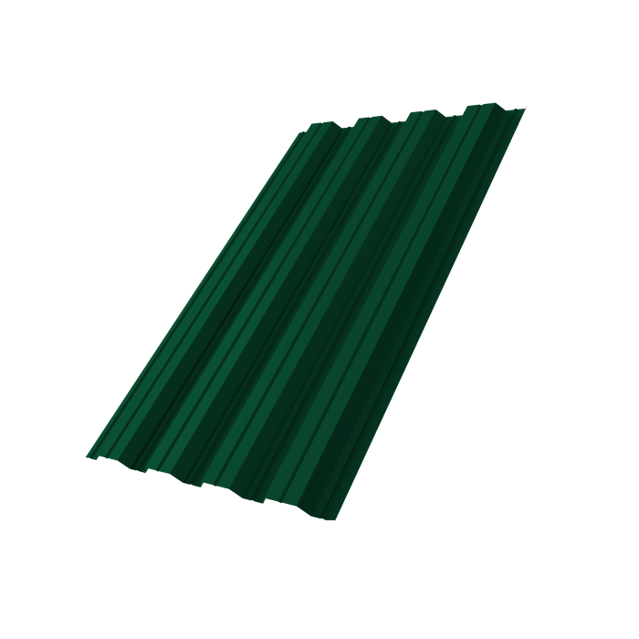 Профнастил НС44A 0,5 Satin RAL 6005 зеленый мох