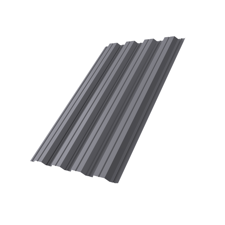 Профнастил НС44A 0,5 Satin RAL 7004 сигнальный серый