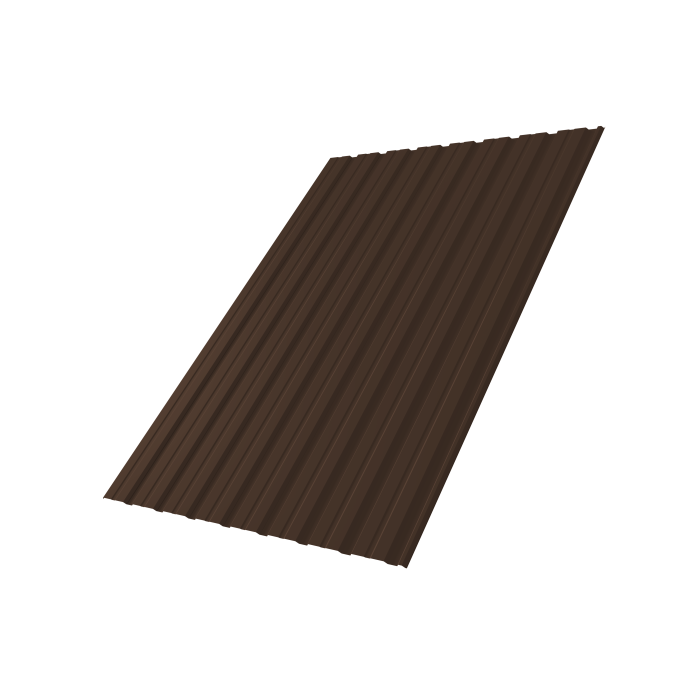 Профнастил С10R 0,45 Drap-double TX RAL 8017 шоколад