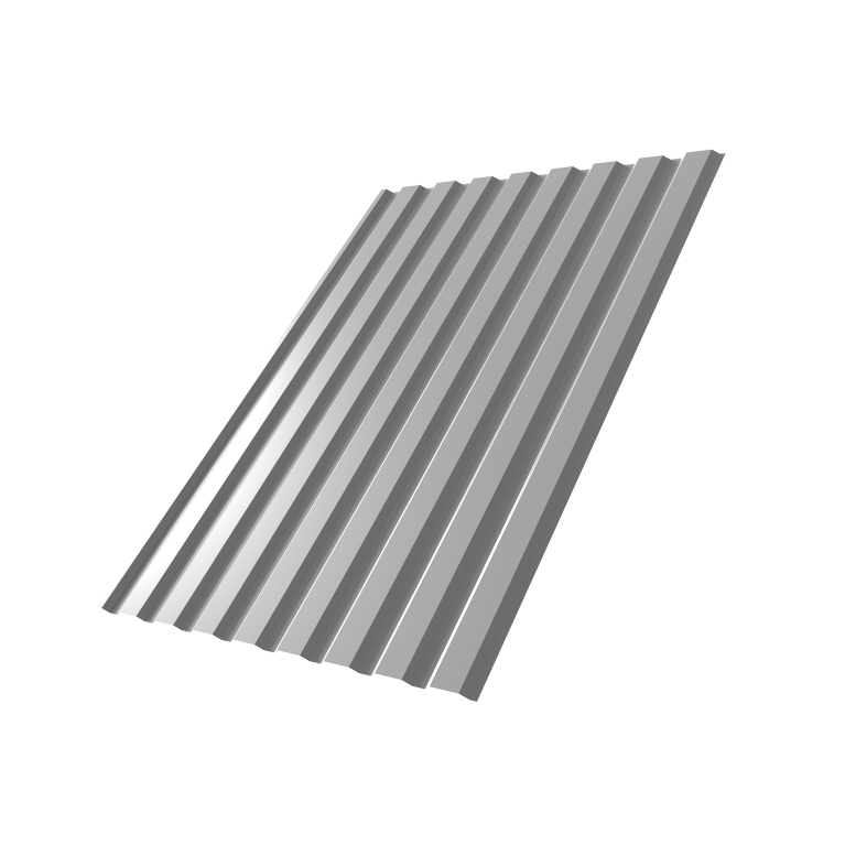 Профнастил С20A 0,45 Drap TX с пленкой RAL 7047 телегрей 4