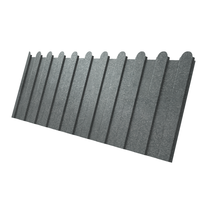 Профнастил С8A v01 фигурный 0,45 Zn