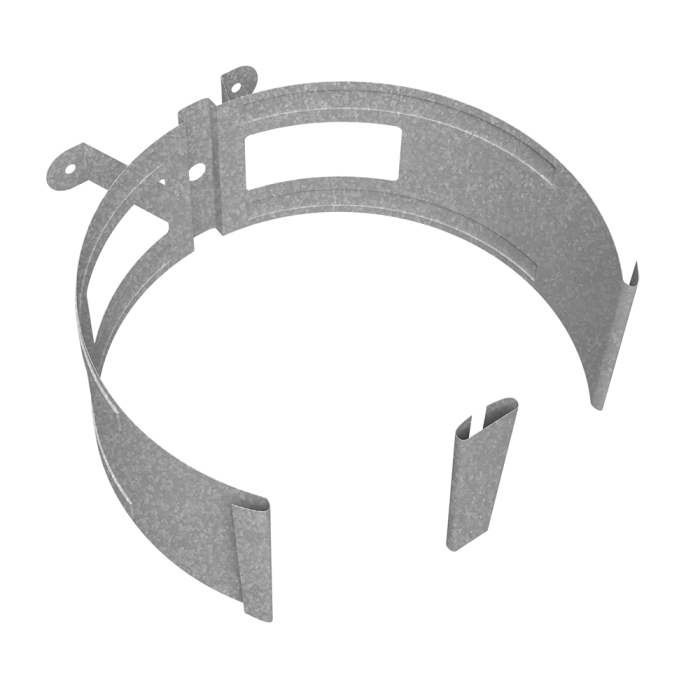 Крепление трубы круглой на дерево Vortex Project 146мм Zn