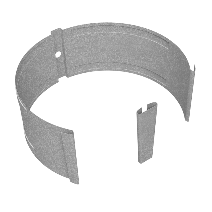 Крепление трубы круглой на кирпич Vortex Project 146мм Zn