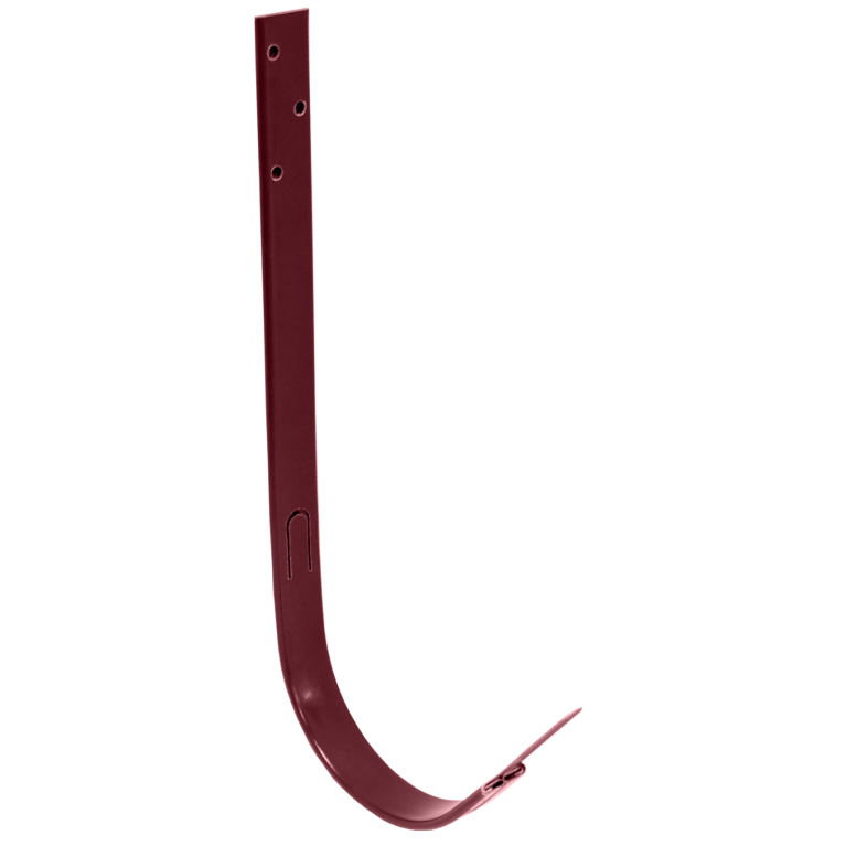 Крюк длинный GL PU 125 мм RAL 3005 красное вино