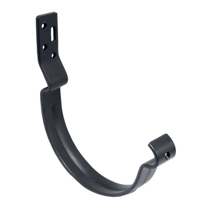 Крюк короткий полоса GL PU 150 мм RAL 7024 мокрый асфальт