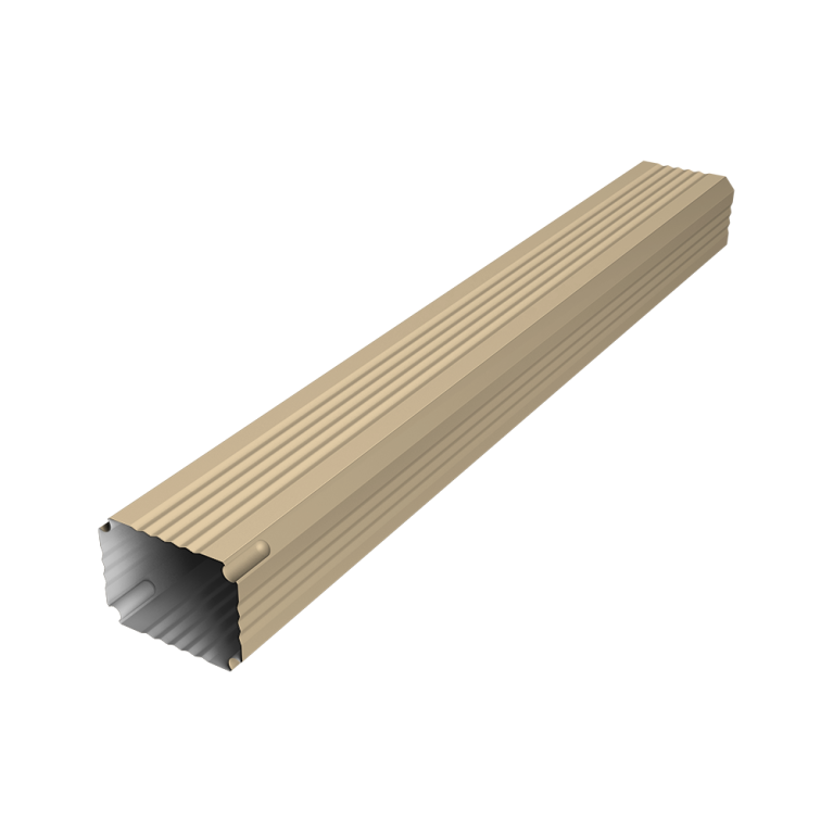 Труба гофрированная Vortex Lite 76х102х1000мм PE RAL 1014 слоновая кость