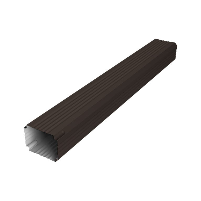 Труба гофрированная Vortex Lite 76х102х1000мм RR 32 темно-коричневый