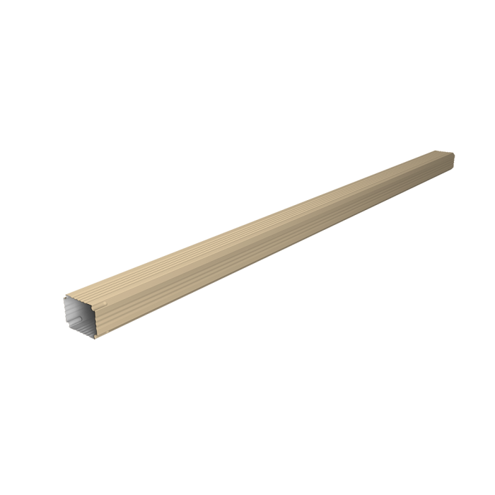 Труба гофрированная Vortex Lite 76х102х3000мм PE RAL 1014 слоновая кость