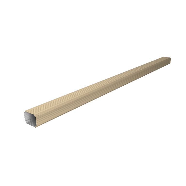 Труба гофрированная Vortex Lite 76х102х3000мм PE RAL 1014 слоновая кость