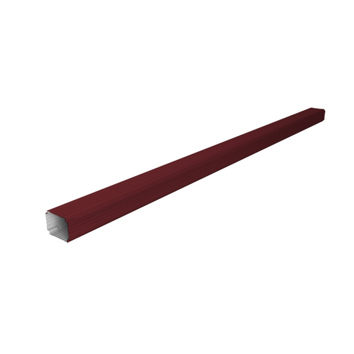 Труба гофрированная Vortex Lite 76х102х3000мм PE RAL 3005 красное вино