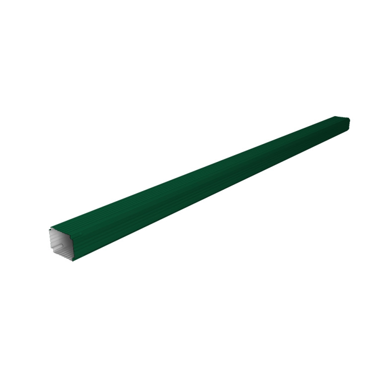 Труба гофрированная Vortex Lite 76х102х3000мм PE RAL 6005 зеленый мох