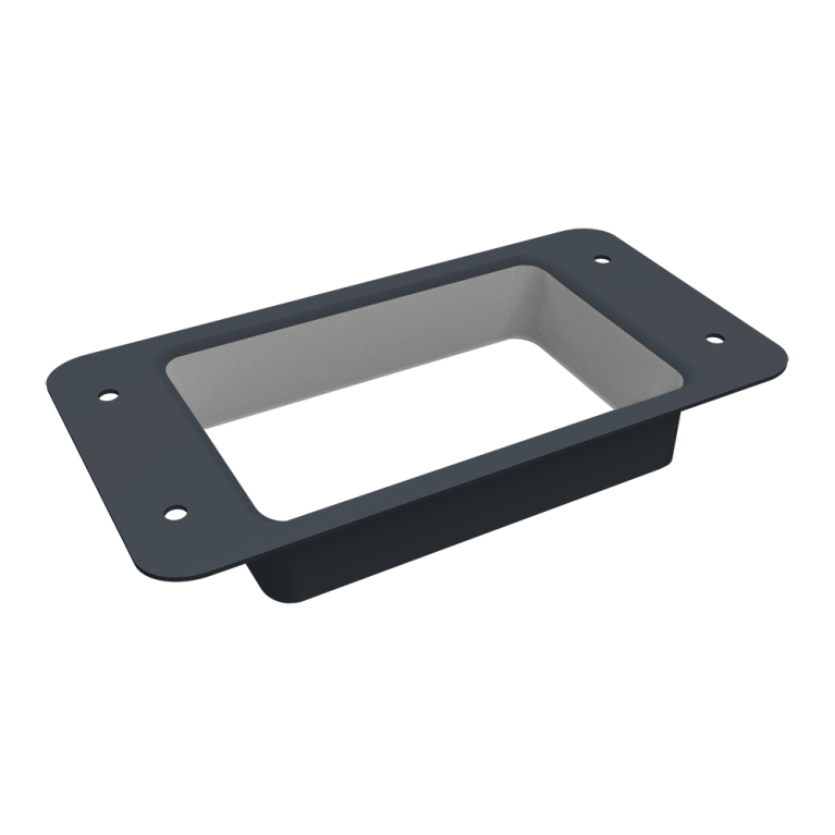 Воронка врезная прямоугольная Vortex Lite PE RAL 7024 мокрый асфальт