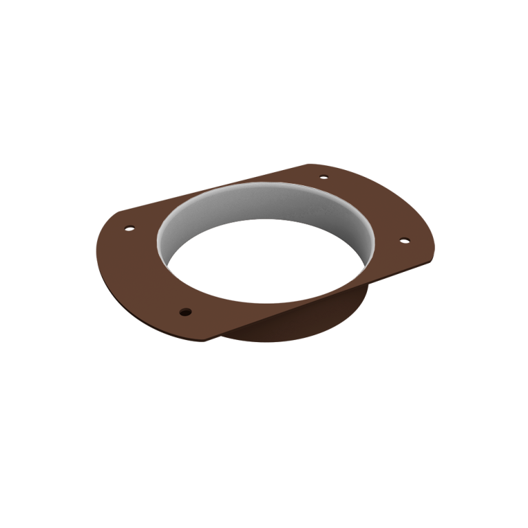 Воронка врезная круглая Vortex Mix PE RAL 8017 шоколад