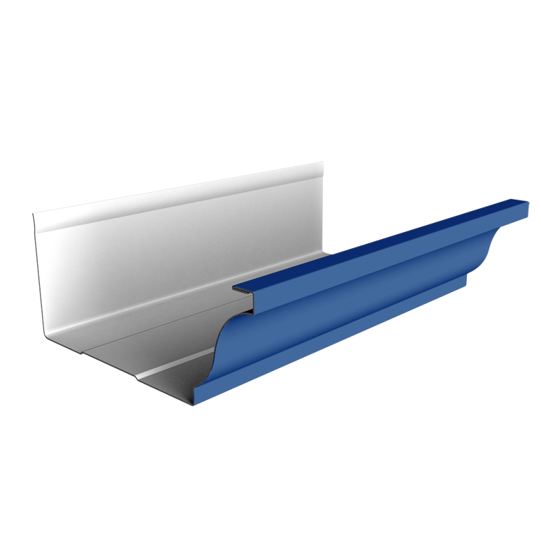 Желоб прямоугольный Vortex Project 210 мм 3м RAL 5005 сигнальный синий