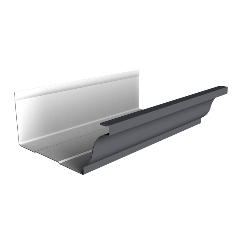 Желоб прямоугольный Vortex Project 210 мм 3м RAL 7024 мокрый асфальт