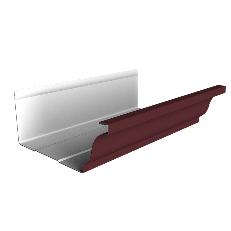 Желоб прямоугольный Vortex Project 210мм 3м RAL 3005 красное вино