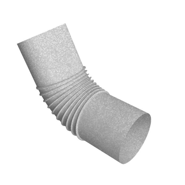 Колено стока трубы Vortex Project 146мм Zn