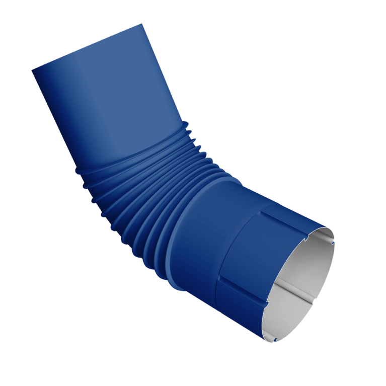 Колено трубы Vortex Project 146мм RAL 5005 сигнальный синий