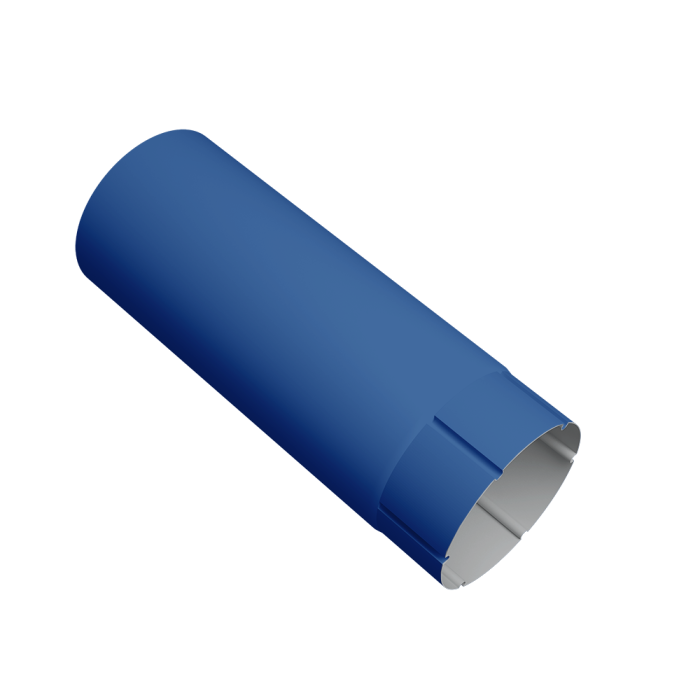 Труба круглая Vortex Project 146мм 2 м RAL 5005 сигнальный синий