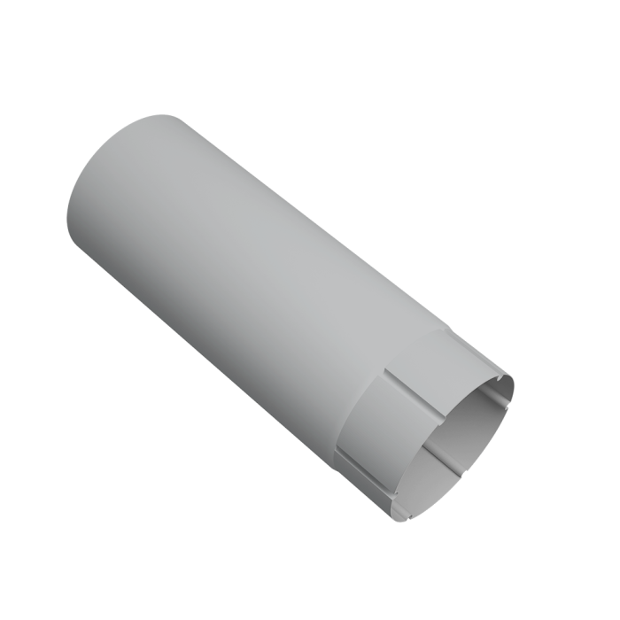 Труба круглая Vortex Project 146мм 2 м RAL 7004 сигнальный серый