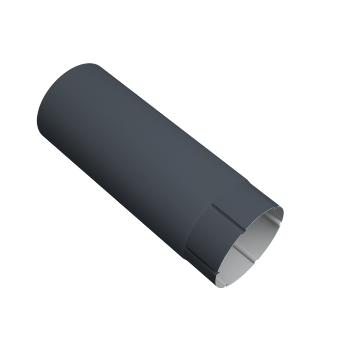 Труба круглая Vortex Project 146мм 2 м RAL 7024 мокрый асфальт