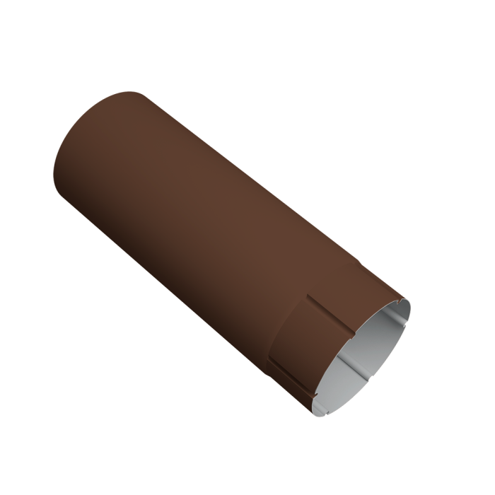 Труба круглая Vortex Project 146мм 2 м RAL 8017 шоколад