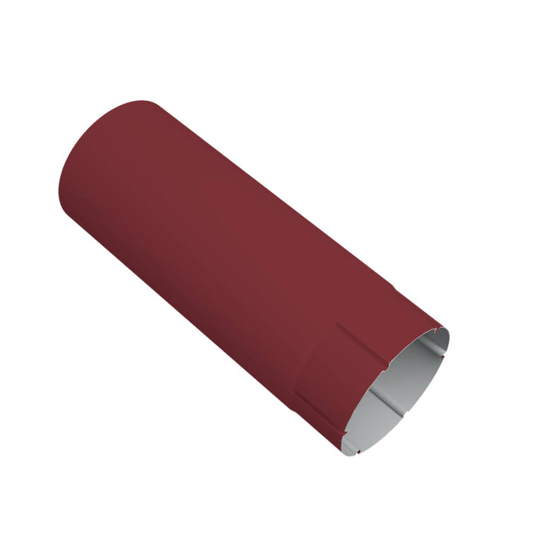 Труба круглая Vortex Project 146мм 2м RAL 3005 красное вино