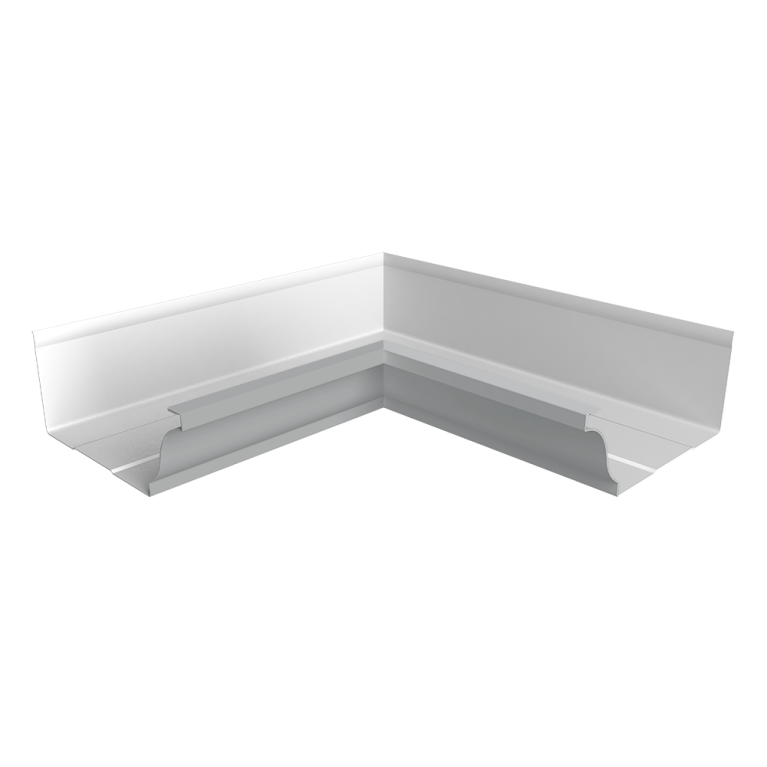 Угол желоба со сварным швом внутренний Vortex Project 210мм RAL 7004 сигнальный серый