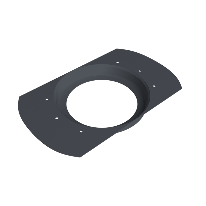 Воронка врезная круглая Vortex Project 146мм RAL 7024 мокрый асфальт