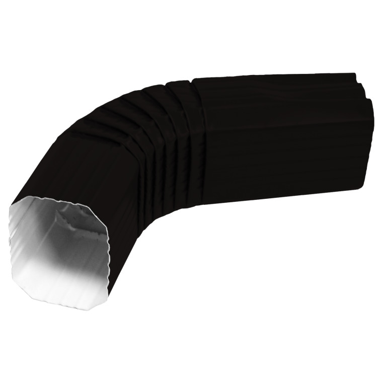 Колено прямоугольное Vortex Matt RAL 9005