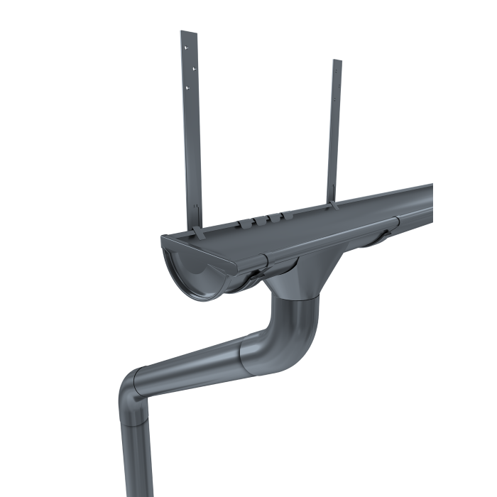 Комплект водостока GL PE 125/90 RAL 7024 6 м/3 м