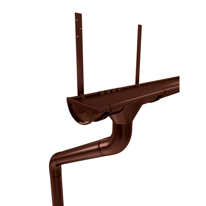 Комплект водостока GL PE 125/90 RAL 8017 6 м/3 м