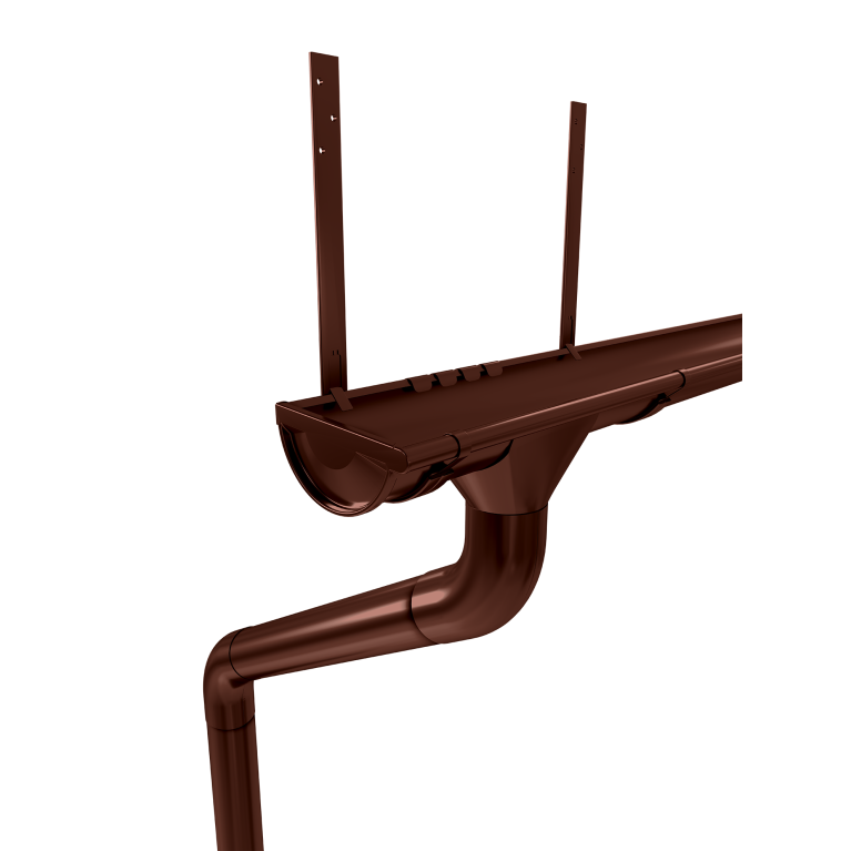 Комплект водостока GL PE 125/90 RAL 8017 6 м/3 м